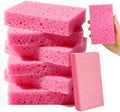 6 Pcs Kitchen Sponges for Dishes Cleaning, Non Scratch for Non Stick Cookware by Mkobon