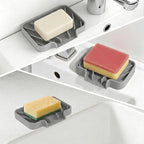 GUUKIN Sponge Holder for Kitchen Sink, 3.5"×5" Silicone Dish Drying Mat - Image 5