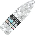 Ironing Board Cover and Pad Standard Size 15" x 54", 3 Pairs of Hook and Loop by LCLW