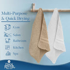 DAN RIVER 100% Cotton Washcloths 20 Pack Premium Quality Face and Body Cloth - Image 4