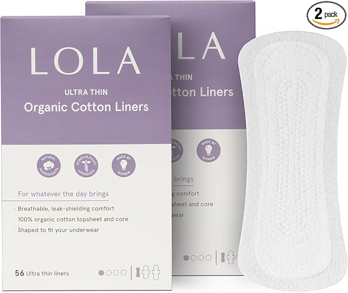 LOLA Ultra Thin Liners, Hypoallergenic Pads by LOLA