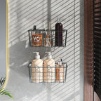 MaraFansie Hanging Kitchen Baskets Wire Storage Basket Adhesive and Screws - Image 4