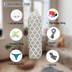 SYIPO Wall Mount Plastic Bag Organizer, Shopping Bags Carrier, Washable Large - Image 5
