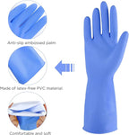 Rubber gloves dishwashing 2 or 4 Pairs - Image 2