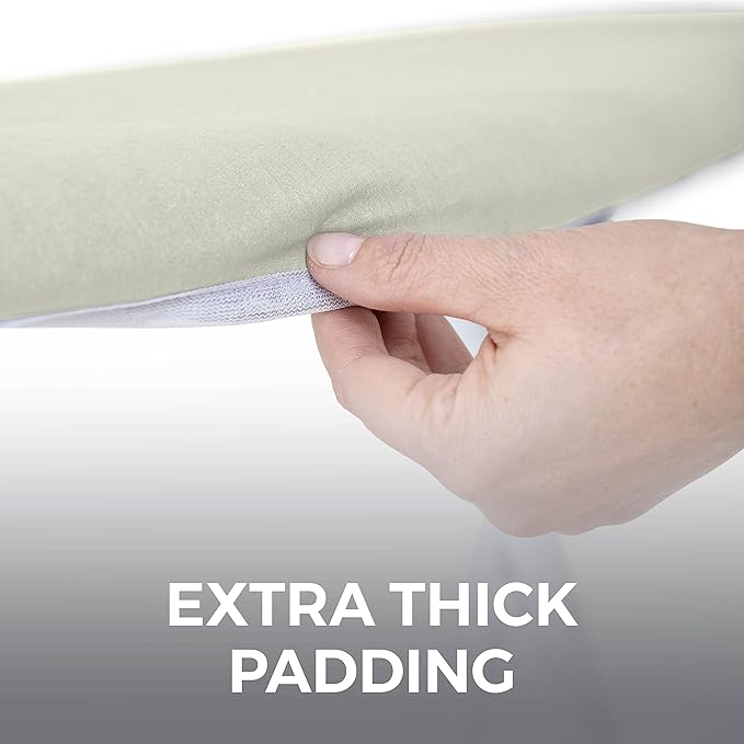 HOME GENIE Ironing Board Cover, Extra Thick Padding, Scorch Resistant Silicone - Image 6