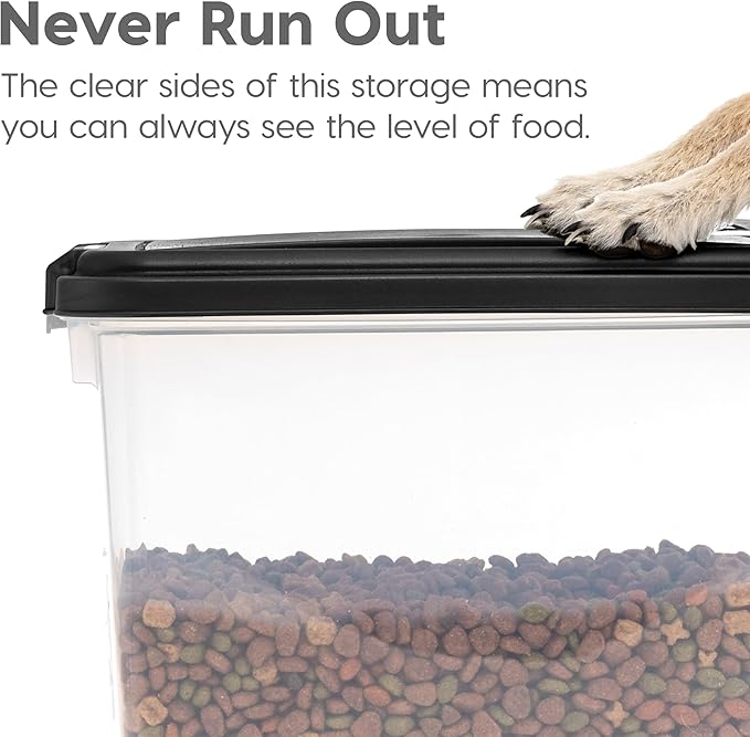 IRIS USA Dog Food Storage Container, 30 lbs & 11 lbs Combo, Cat Food Storage - Image 6