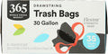 365 by Whole Foods Market, Flextra Strength Drawstring Trash Bags, 30 Gallon by WholeFoodsMarket