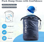 Travel Laundry Bag, Vacuum Compression Dirty Clothes Travel Bag, Waterproof - Image 3