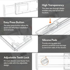 Lifewit 8 Pack 4" High Drawer Dividers 28-43.5cm/11-17" Adjustable Drawer - Image 5