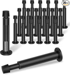 KOLAKO 20 Pack Black Door Stops by KOLAKO
