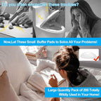 200PCS Cabinet Bumpers Clear Rubber Bumpers Self Adhesive, Soft Close Cabinet - Image 5