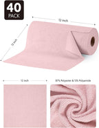Fantasticlean Microfiber Cleaning Cloth Roll -40 Pack, Tear Away Microfiber - Image 8