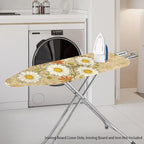 Daisy Print Ironing Board Cover and Pad Heat Reflective Stain Resistant Iron - Image 2