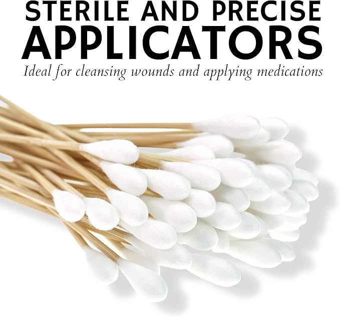 400 Sterile Cotton Tipped Applicators 6’’ - Image 5