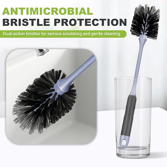 Long Handle Bottle Brush, Reusable Water Bottle Cleaner Brush, Flexible Scrub - Image 4