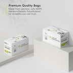 EKO 1.6 Gallon / 3-6 Liter, Extra-Strong Unscented Garbage Bags, Easy-Dispense - Image 7