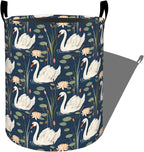 Elegant Swan Laundry Basket by Ti+Caldi