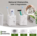 Luxspire Toothbrush Holders 2 Pack, Fast Drying Toothbrush Holders - Image 4