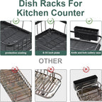 LIYI Dish Drying Rack, Adjustable Spout Design, Kitchen Dish Racks, Made of - Image 5
