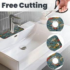 Flowers Kitchen sink faucet pad, strong water absorption, anti slip, very - Image 3