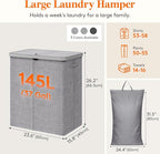 Lifewit 145L Large Laundry Basket - Image 4