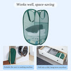Upgraded 100L Extra Large Mesh Pop Up Laundry Basket - Image 5