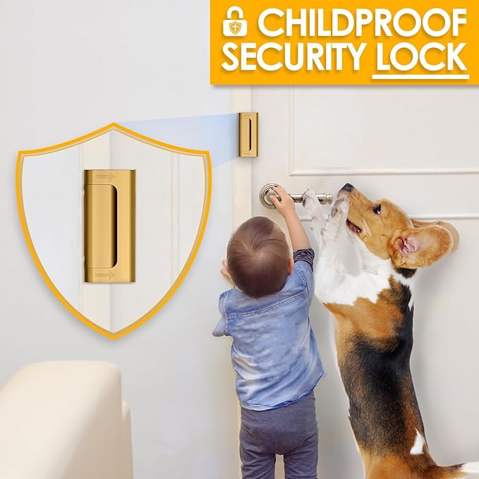 Home Security Door Reinforcement Lock – Heavy-Duty Metal Door Lock - Image 6