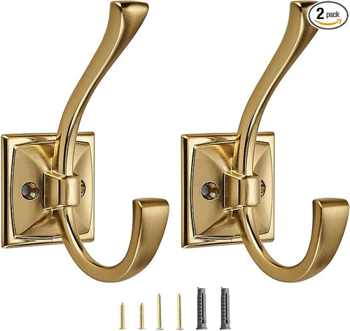 2 Pack Decorative Heavy Duty Towel Hooks by CABDM