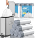 4 Gallon Mini Drawstring Trash Bags, Small Garbage Bags by KSSKSS, Code a fit by ksskss