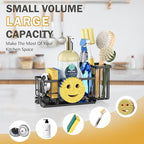 Epicano Sink Caddy Sponge Holder, Smiley Face Sponge Rack - Image 6