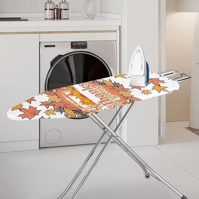 Maple Leaf Ironing Board Cover and Pad Stain Resistant Thick Thanksgiving - Image 2