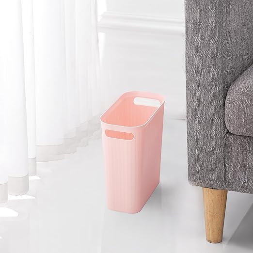 rejomiik Small Trash Can, 3.5 Gallon Garbage Can Slim Waste Basket Plastic - Image 5