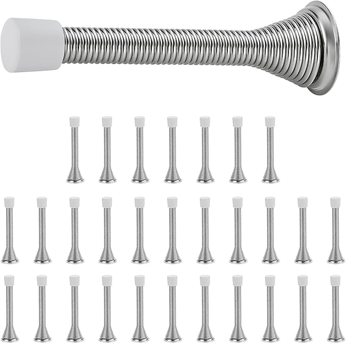 Ravinte Door Stoppers, 30 Pack Spring Door Stops by Ravinte