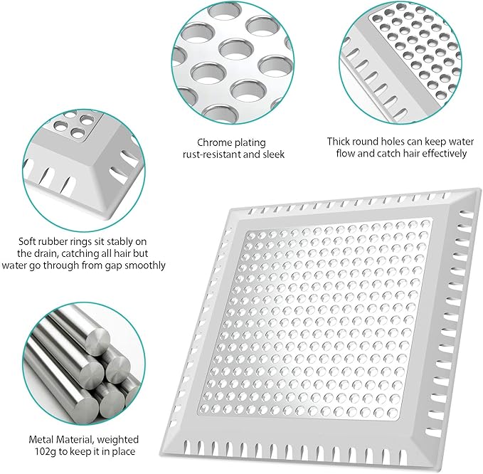 Hair Catcher/Drain Strainer/Shower Drain Cover - Image 3