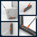 AIR U+ Grout Brush with Long Handle 180° Swivel Scrub Brush with Tweezers to - Image 6