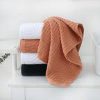 Pidada Hand Towels Set of 4 Striped Pattern 100% Cotton Absorbent Soft - Image 7