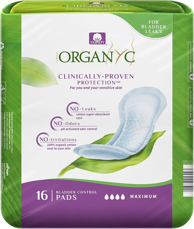 Organyc 100% Certified Organic Cotton Pads Inside and Out by Organyc