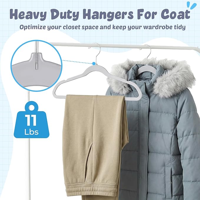 HOUSE DAY 13.5 Inch Kids Hangers 30 Pack - Image 6