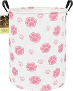 HUNRUNG Laundry Hamper, Large Canvas Fabric Lightweight Storage Basket Toy by HUNRUNG