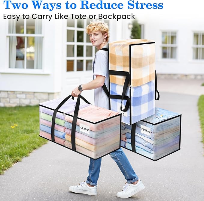 BlissTotes 2-Pack Large Moving Bags - Image 4