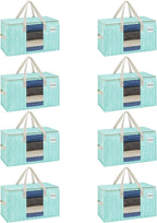 VENO 8 Pack Moving Bags, Storage Bins by Veno