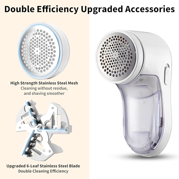 Rechargeable Fabric Shaver, Lint Remover - Image 2