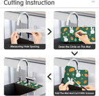 Kitchen Sink Splash Guard 1 PC 30 Inch Sink Faucet Mat Splash Guard - Image 4