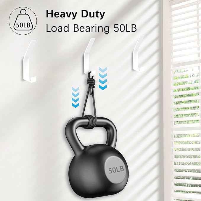 6 Pack Coat Hooks Wall Mount - Image 3