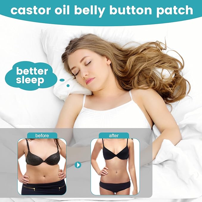36Pcs Castor Oil Patches, Organic Cotton Castor Oil Patches - Image 3