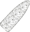 Ironing Board Cover and Pad, 18x49 Extra Wide Thick Iron Padding, Scorch & by Dalykate