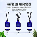 Reed Diffuser Set, Aqua Breeze Scented Oil Diffuser - Image 4