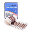50 Disposable Iodophor Swabs Outdoor Supplies Medical Iodine Individually by Datojing