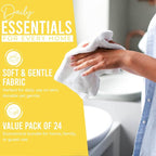 DAN RIVER 24 Pack Wash Cloths for Showering - Image 3