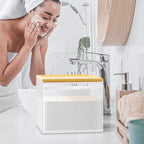 VITVITI Drawer Disposable Face Towel Holder Box, Acrylic Facial Towel Container - Image 5